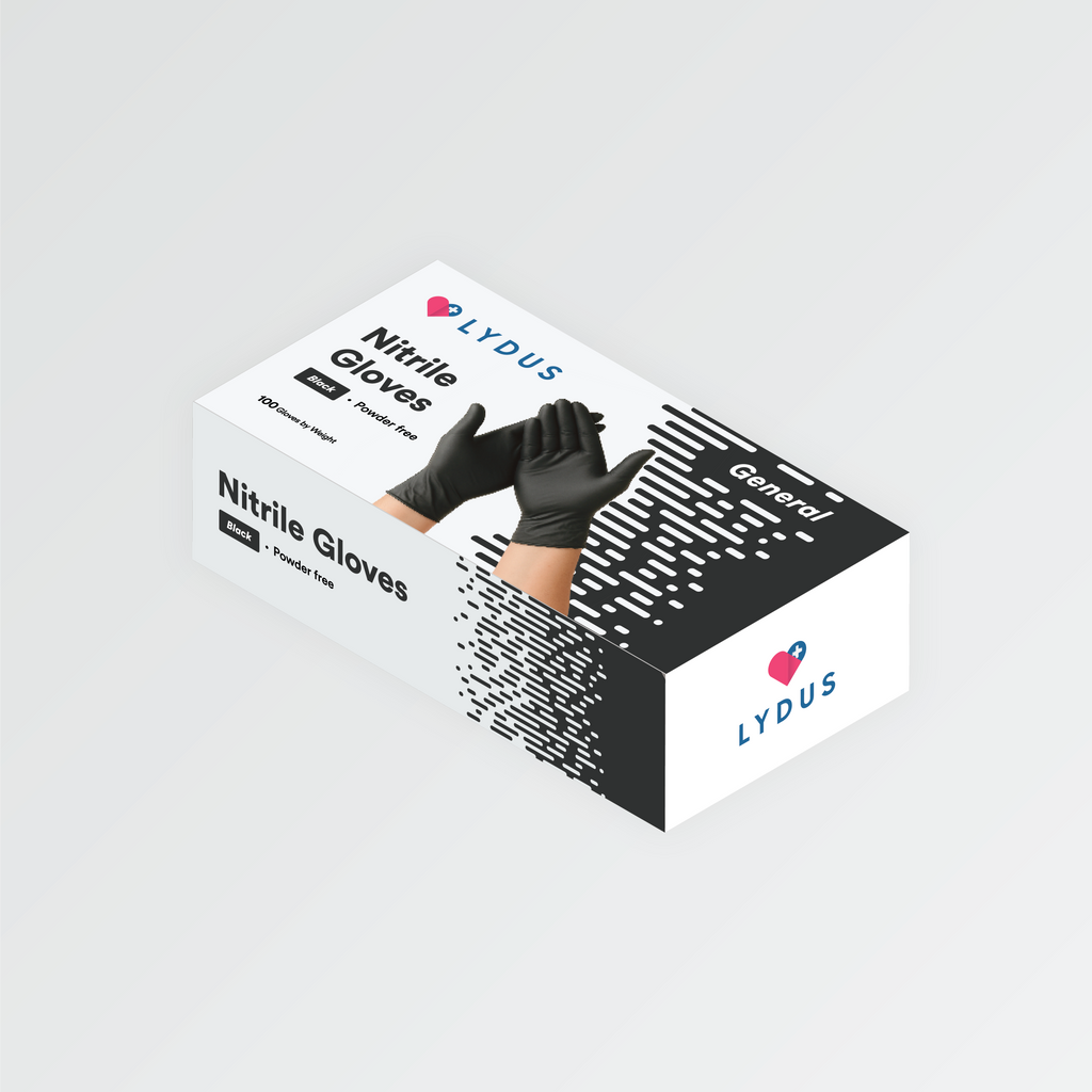 LYDUS™ Black Nitrile – General series [1 Case]