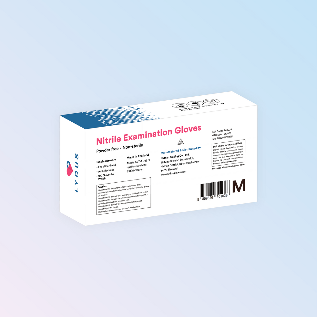 LYDUS™ Nitrile Examination – Standard series [1 Case]